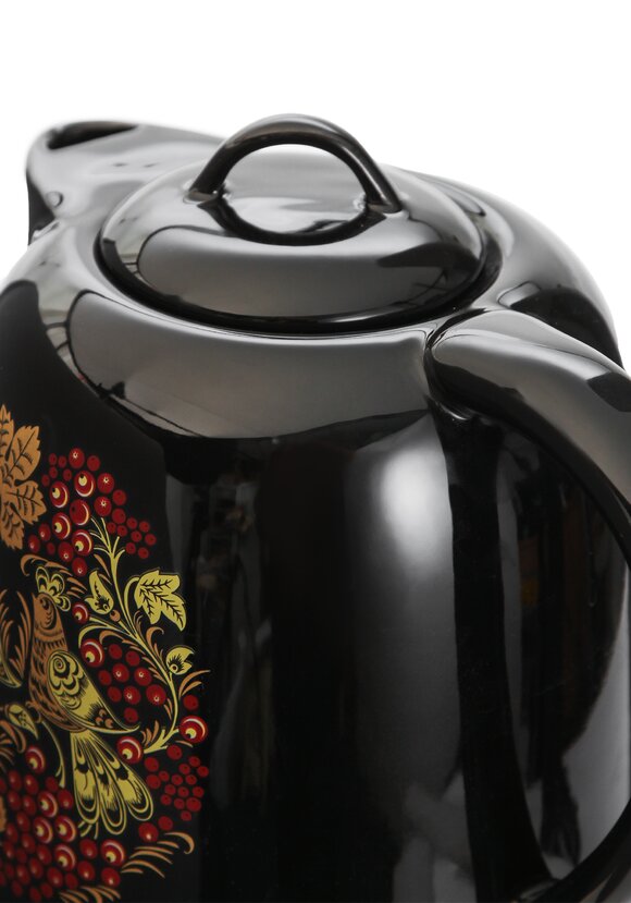 Чайник керамический Хохлома, 1,7 л шир.  580, рис. 4