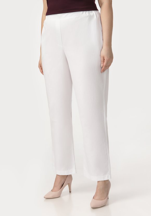 Брюки с эластичными вставками в поясе шир.  580, рис. 9