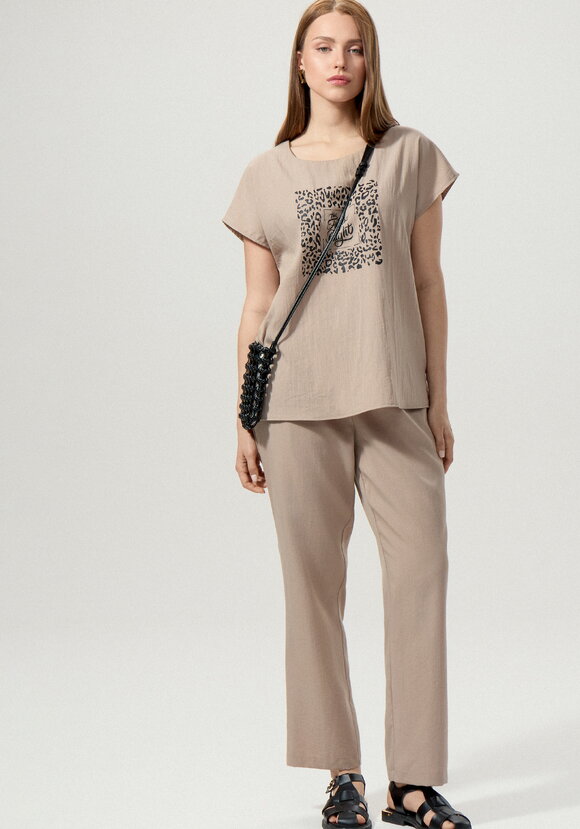 Топ с принтом свободного кроя шир.  580, рис. 23