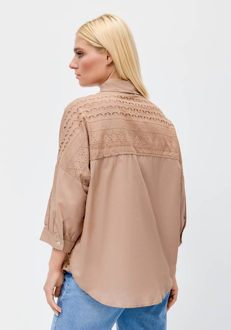 Рубашка женская с вышивкой по низу шир.  750, рис. 3