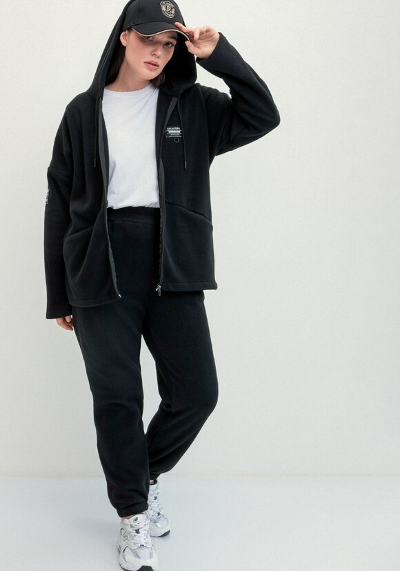 Толстовка из флиса с нашивкой на груди шир.  580, рис. 2