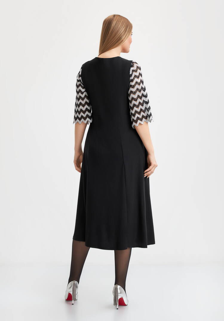 Платье Мальвина с отделкой из кружева шир.  750, рис. 13