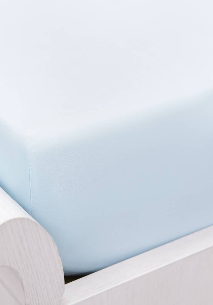 Простыня на резинке из поплина Облако снов шир.  750, рис. 7