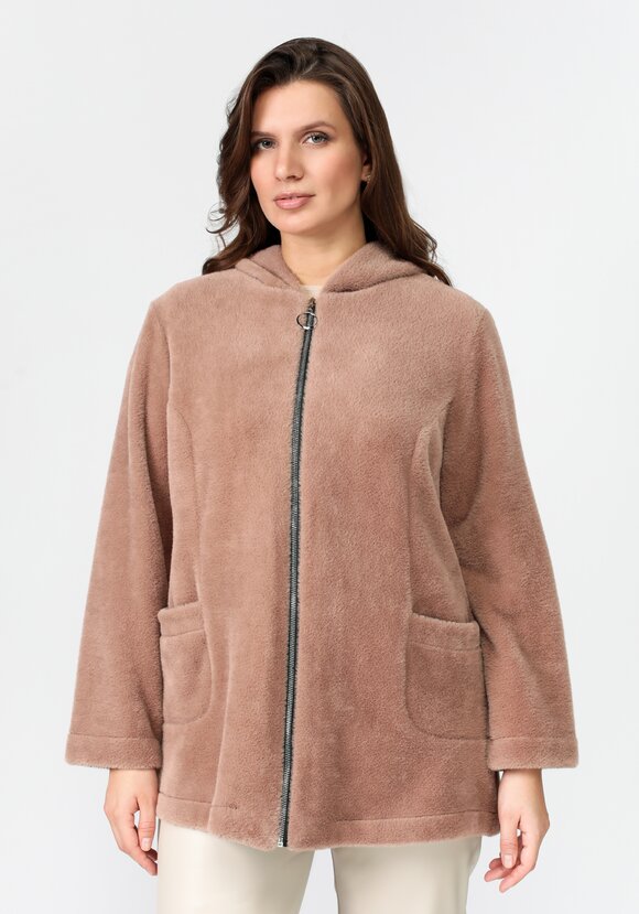 Толстовка плюшевая на молнии с капюшоном шир.  580, рис. 31