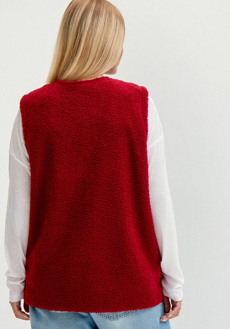 Жилет с отделкой из замши шир.  750, рис. 11