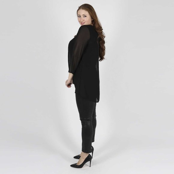 Туника свободного кроя с удлиненной спинкой шир.  580, рис. 4