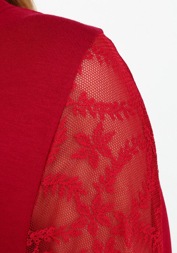 Кардиган с кружевными вставками и поясом шир.  580, рис. 5