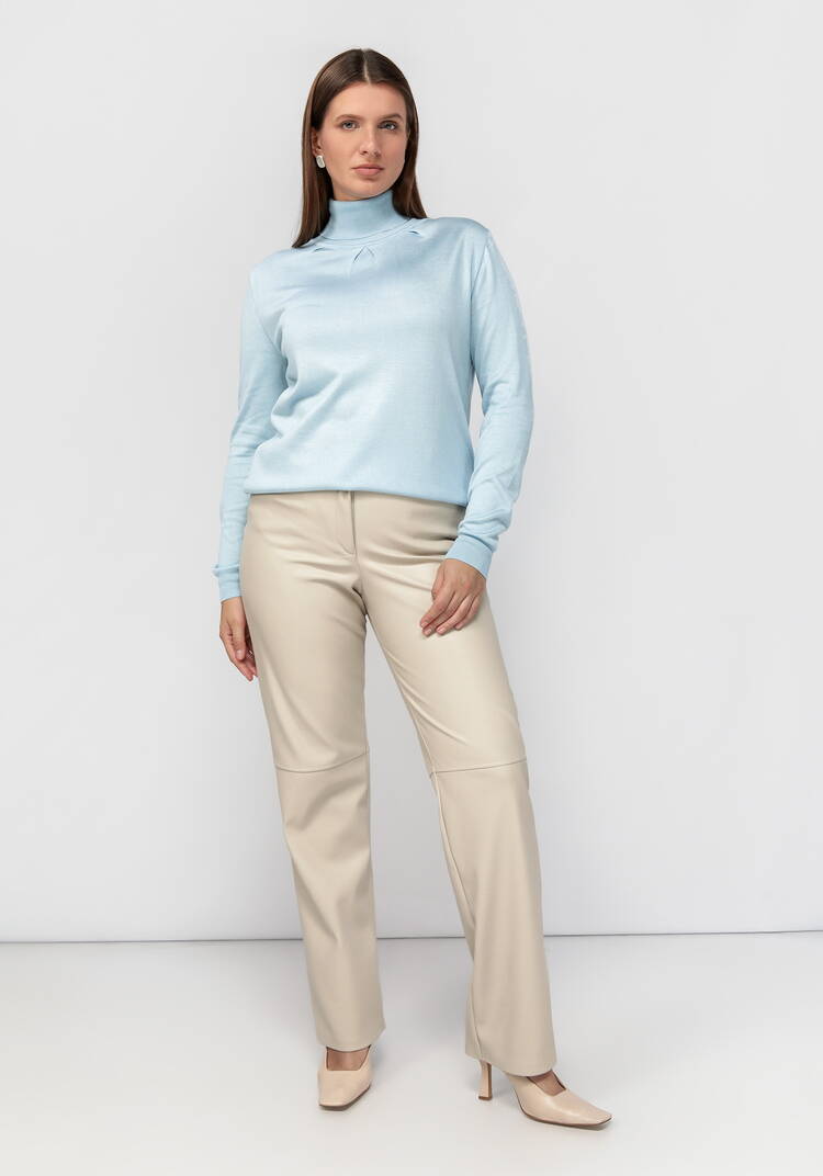 Водолазка с защипами у горловины шир.  750, рис. 41