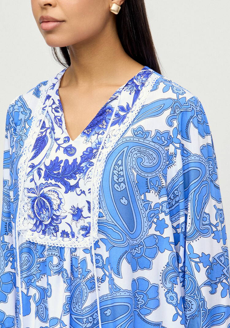 Блуза Весна внутри меня шир.  750, рис. 5