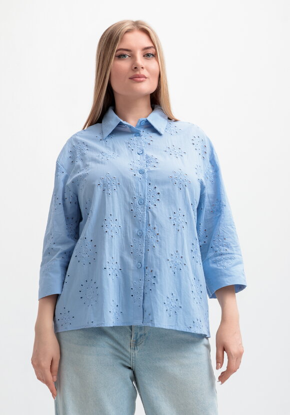 Блуза свободного кроя с шитьем шир.  580, рис. 14