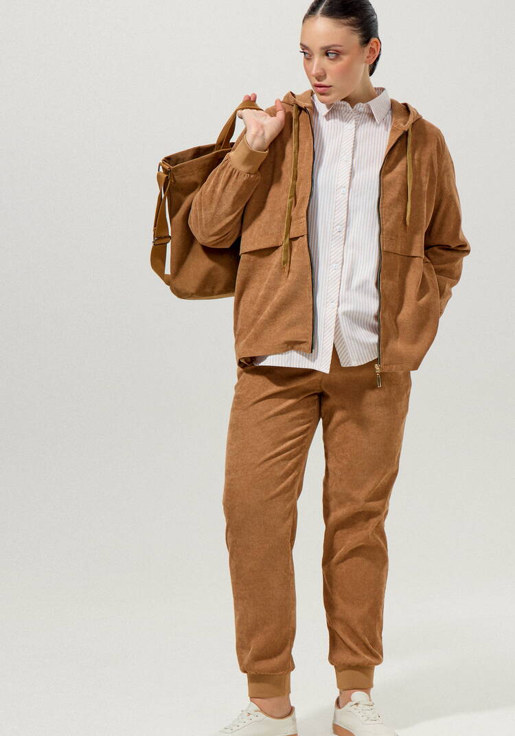 Толстовка вельветовая на молнии шир.  750, рис. 6