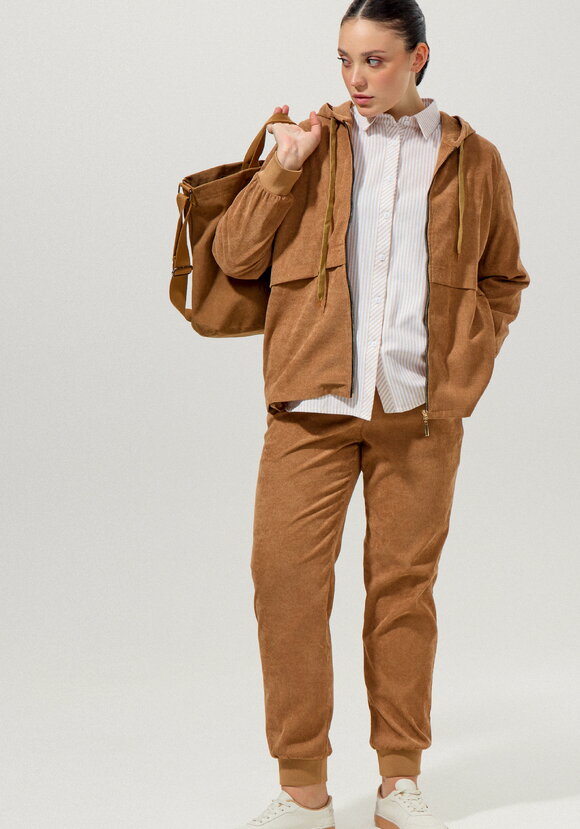 Толстовка вельветовая на молнии шир.  580, рис. 6