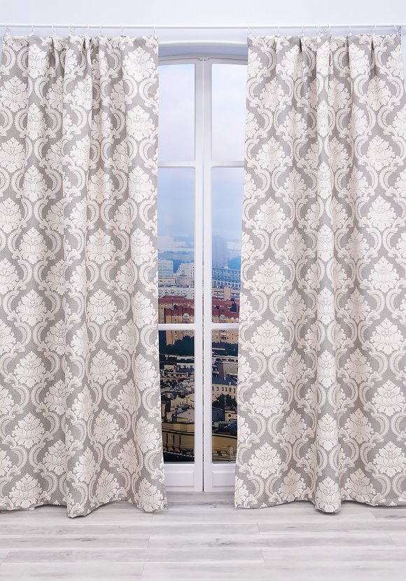 Комплект портьер из жаккарда Марго шир.  580, рис. 13