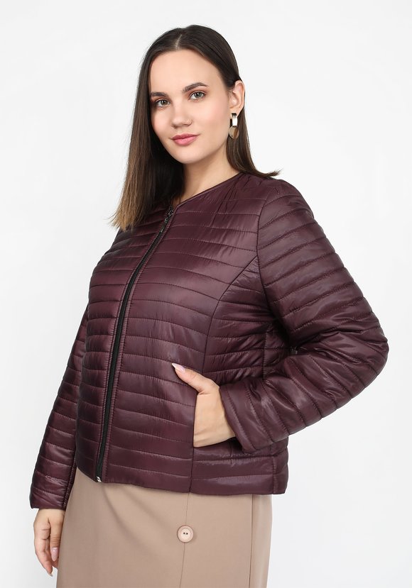 Куртка с карманами и горизонтальной стежкой шир.  580, рис. 5