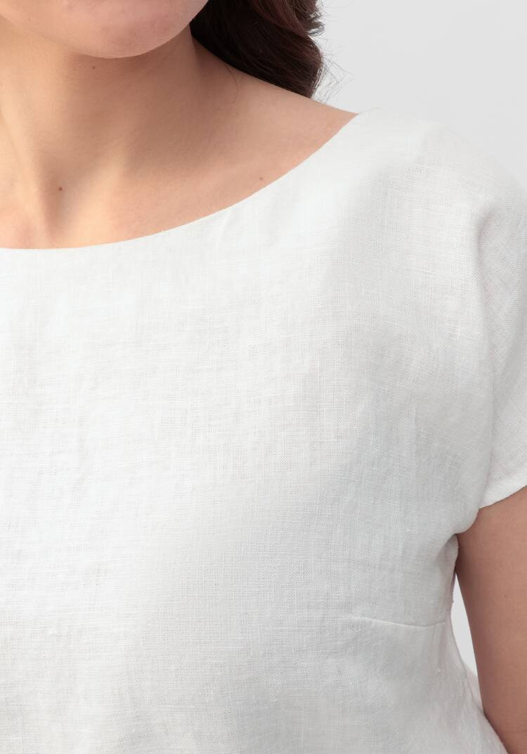 Блуза с удлиненной линией плеча Камилла шир.  750, рис. 6