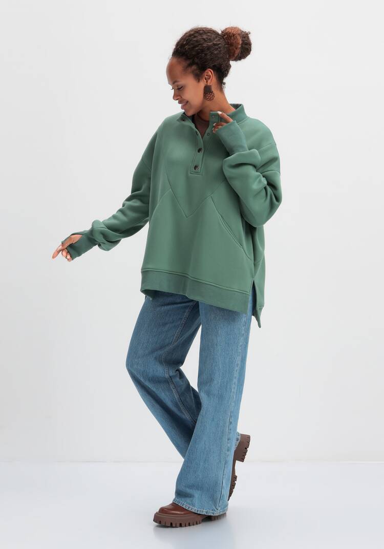 Толстовка с застёжкой на кнопках шир.  750, рис. 20