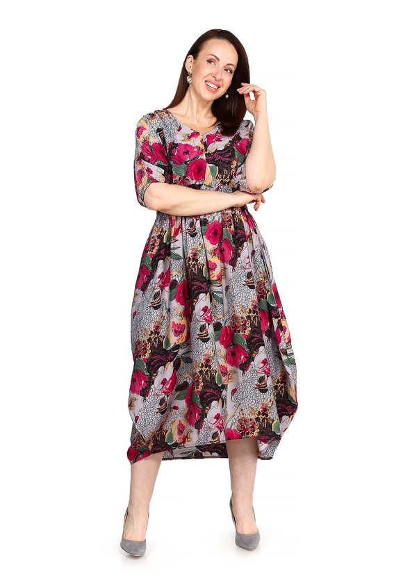 Платье Важный День шир.  580, рис. 1