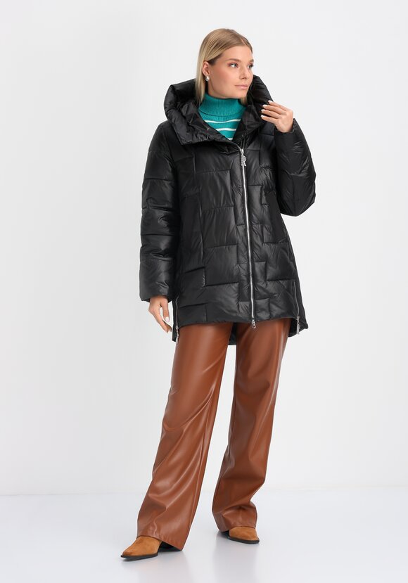 Куртка из мерцающей ткани с капюшоном шир.  580, рис. 2