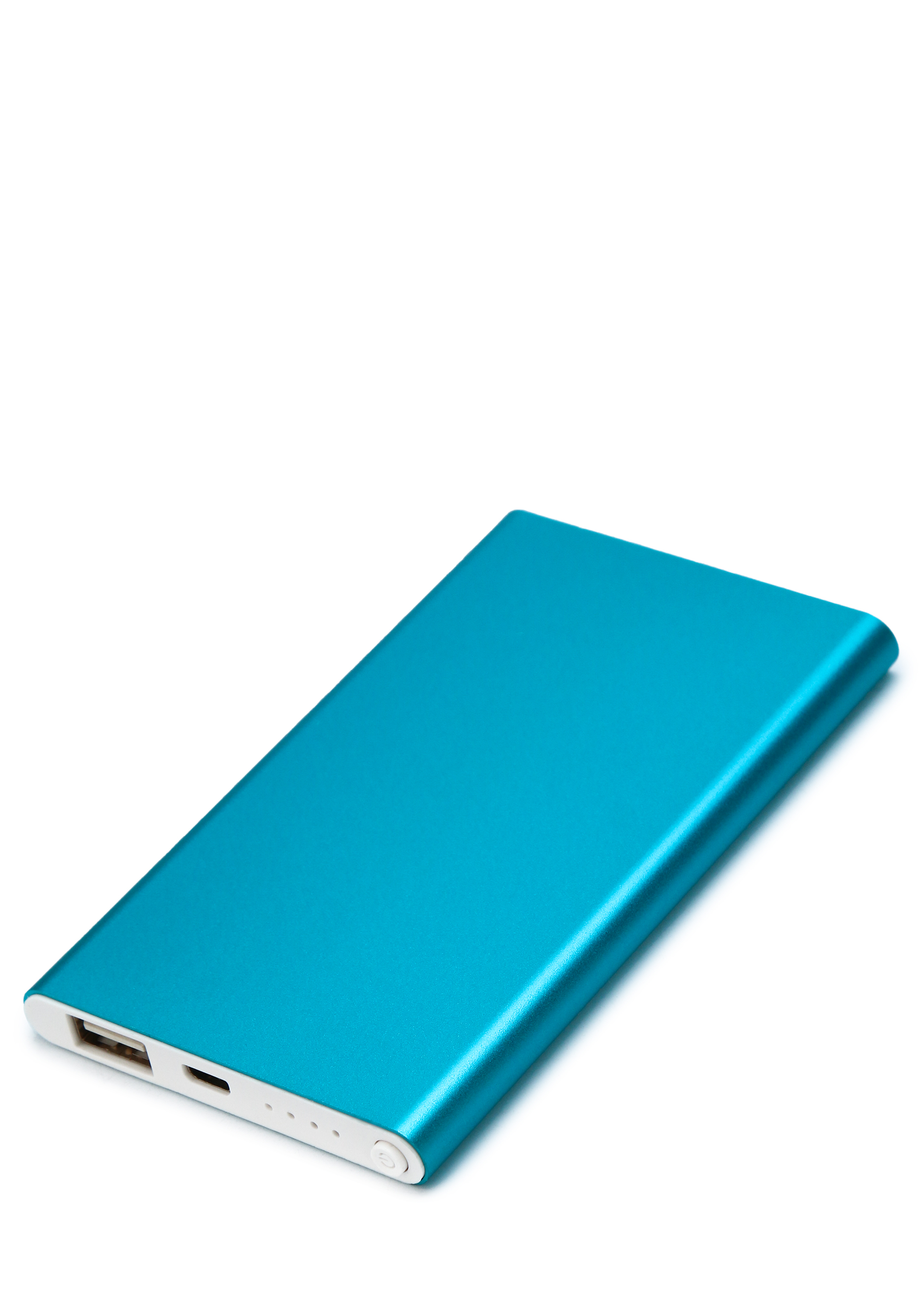 Внешний аккумулятор 4000 мАч Luazon Home, цвет голубой, размер 12х8х2 см
