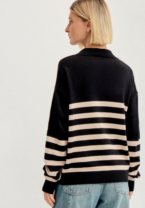 Джемпер поло в полоску шир.  580, рис. 16