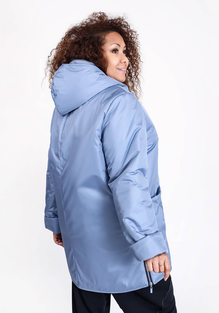 Куртка с капюшоном и накладными карманами шир.  750, рис. 10