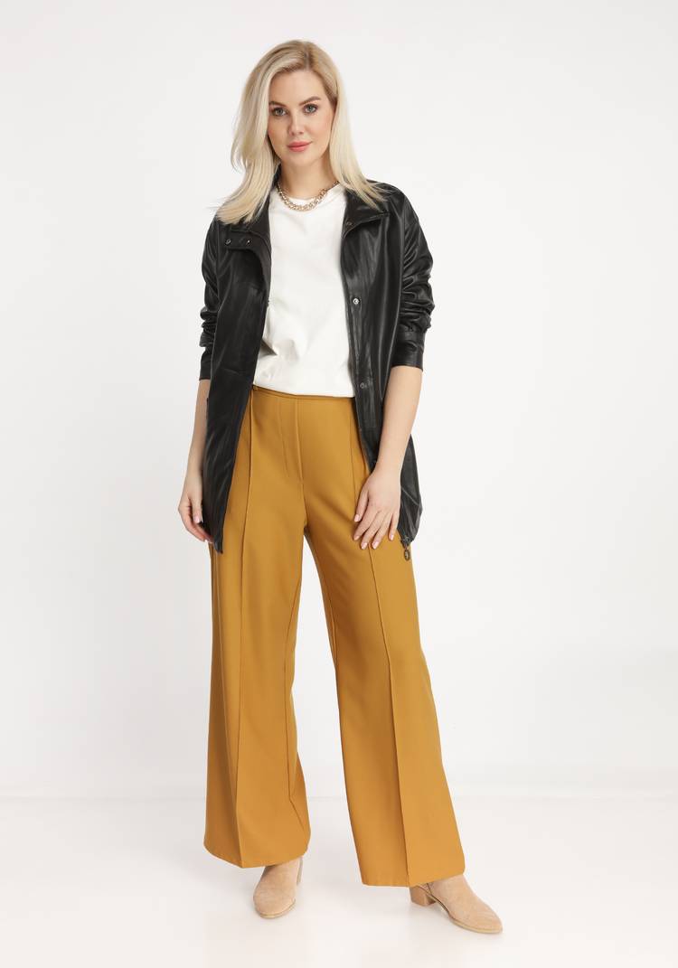 Куртка из экокожи с воротником-стойкой шир.  750, рис. 11