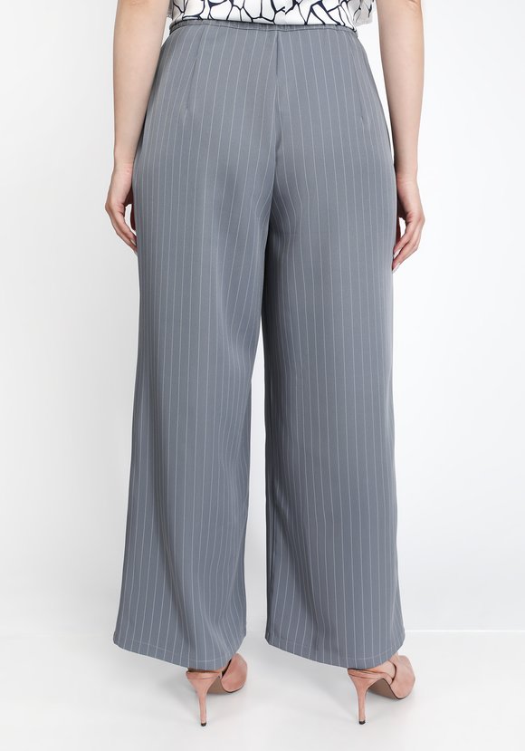 Брюки-палаццо в полоску шир.  580, рис. 2