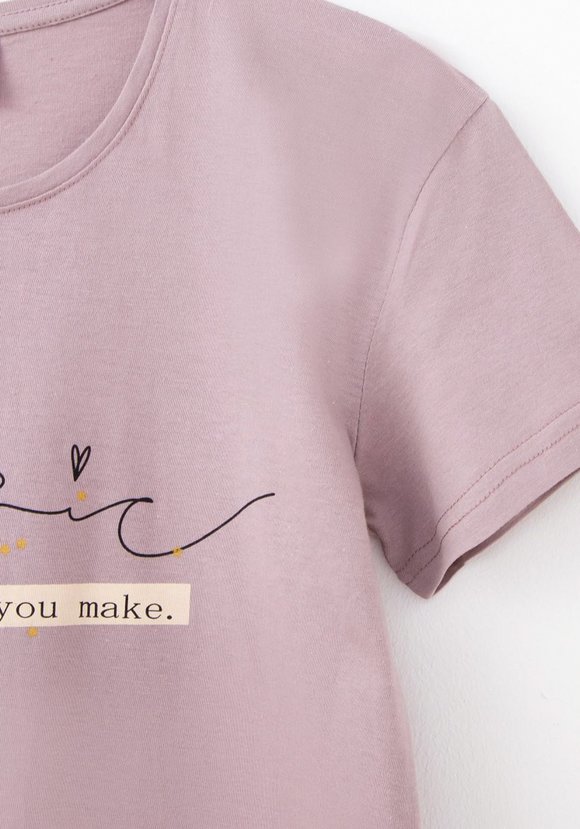 Футболка женская, цвет бежевый шир.  580, рис. 3