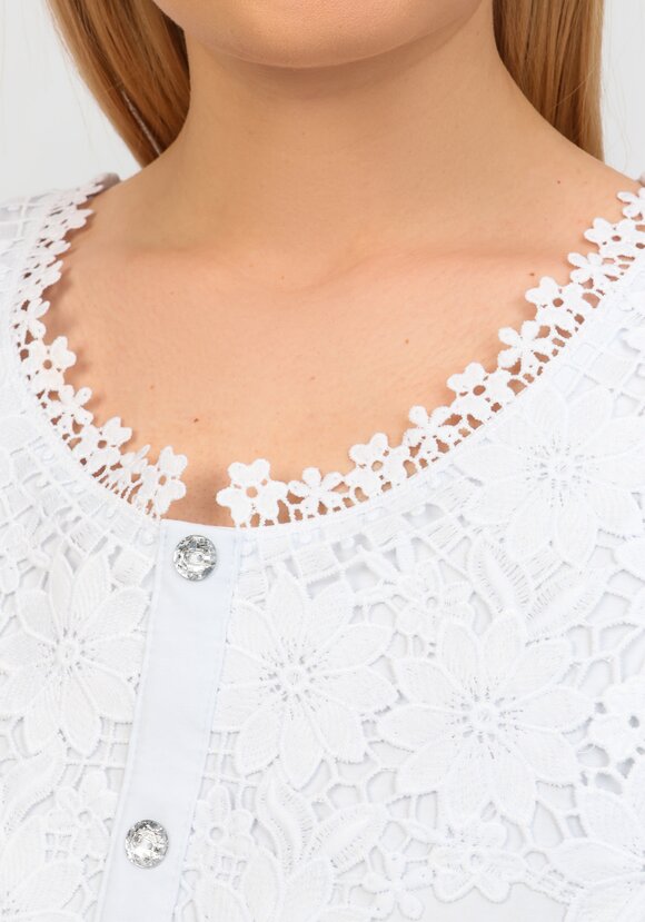 Блуза с кружевом Джульетта шир.  580, рис. 10