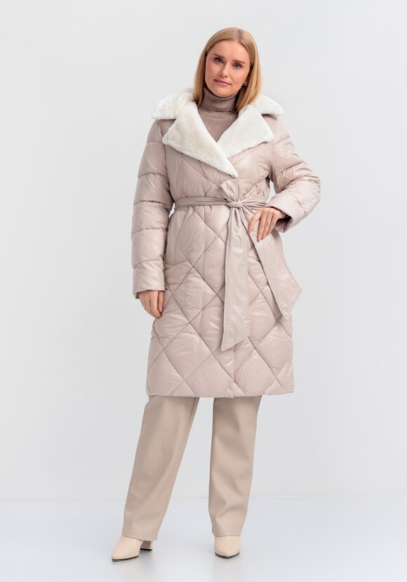 Пуховик со съемным капюшоном Адель шир.  580, рис. 15