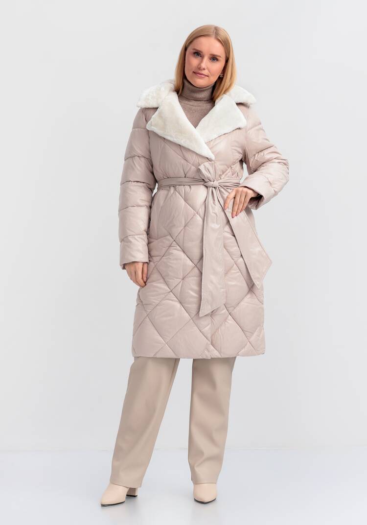 Пуховик со съемным капюшоном Адель шир.  750, рис. 15