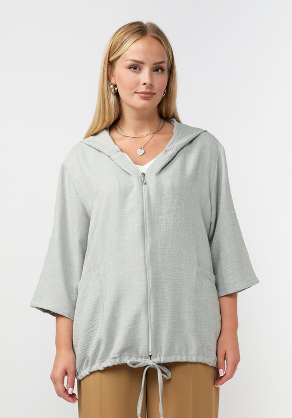 Жакет на молнии с капюшоном Амелия шир.  580, рис. 4