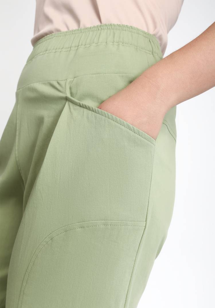 Брюки-морковки с карманами шир.  750, рис. 4