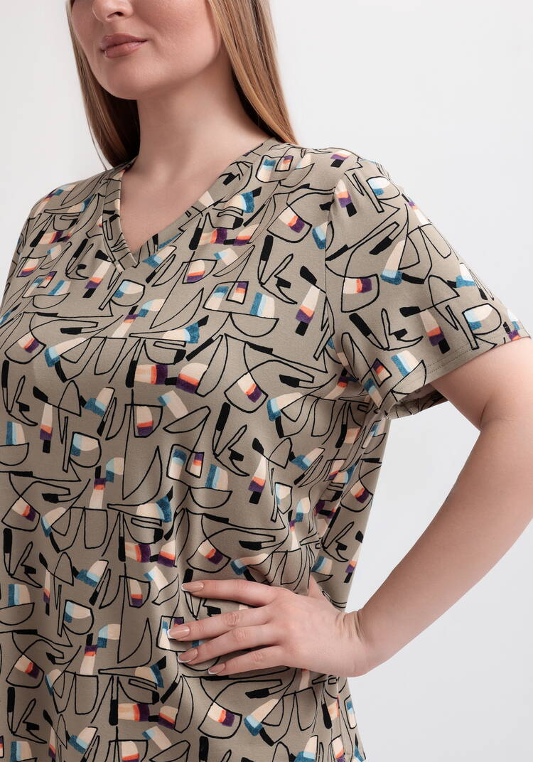 Блуза Эльвира шир.  750, рис. 5