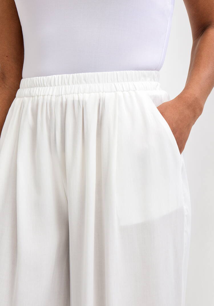 Брюки свободного кроя на резинке по низу шир.  750, рис. 5