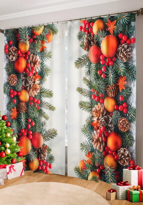 Комплект фотоштор Новогоднее очарование