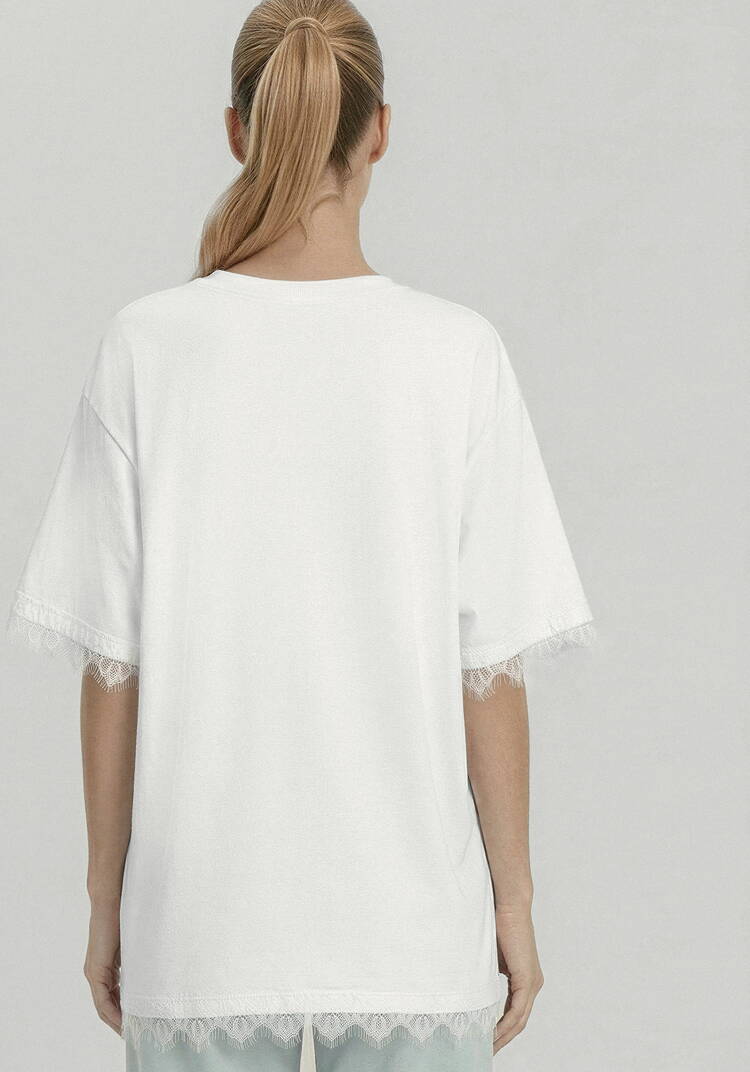 Блуза с отделкой из кружевa шир.  750, рис. 3