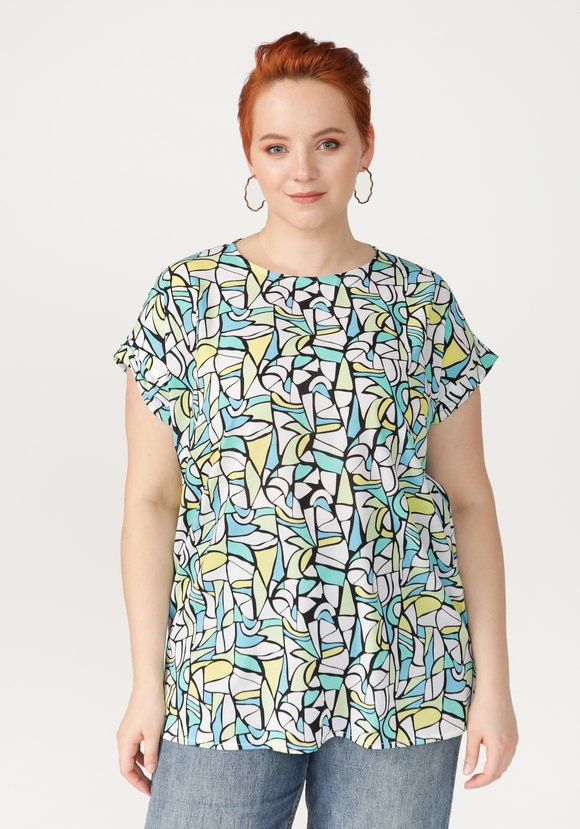 Блуза Невероятное сияние шир.  580, рис. 1