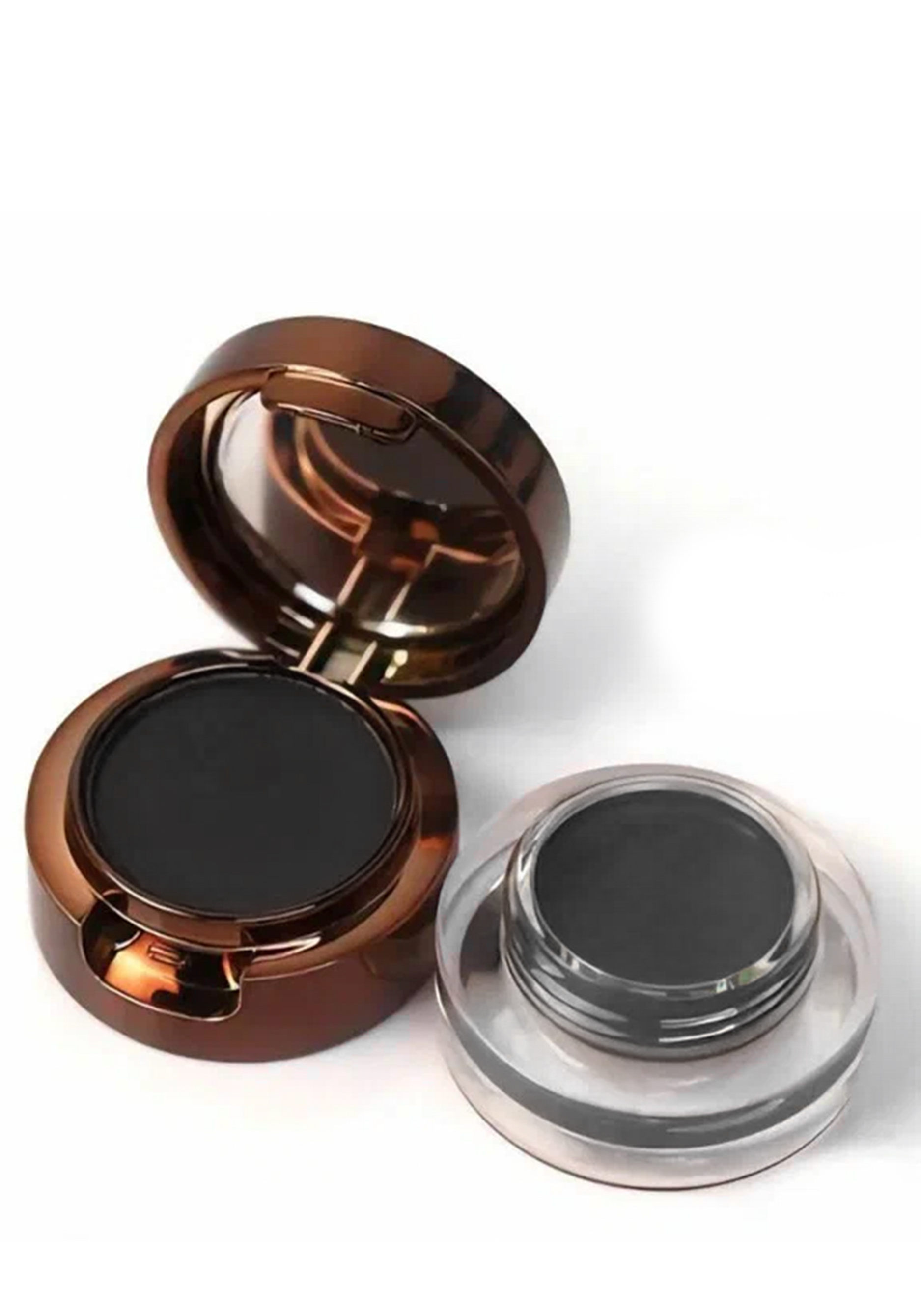 

Подводка для глаз, тени для век и бровей, 2в1, Черный