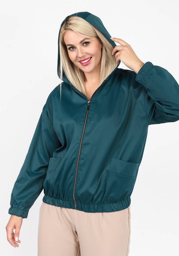 Ветровка с капюшоном на молнии шир.  750, рис. 9