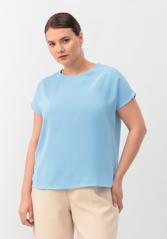 Блуза Клементина шир.  580, рис. 21