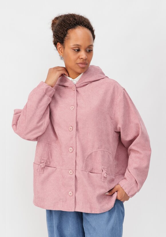 Ветровка из вельвета с капюшоном шир.  580, рис. 41