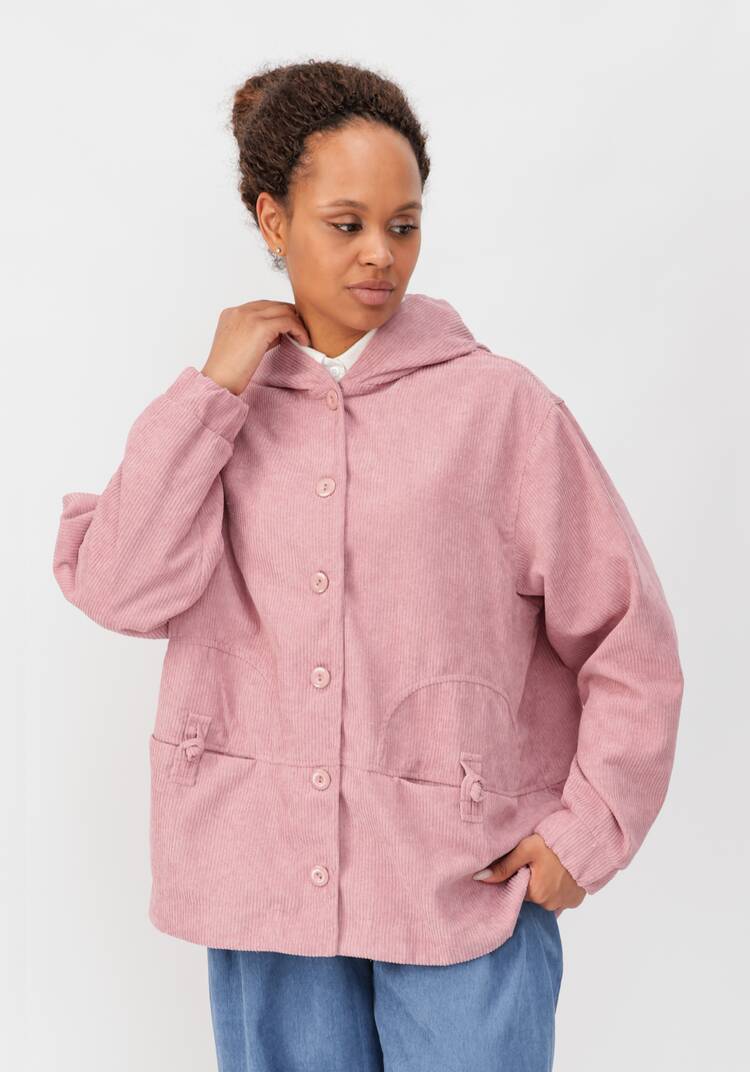 Ветровка из вельвета с капюшоном шир.  750, рис. 41