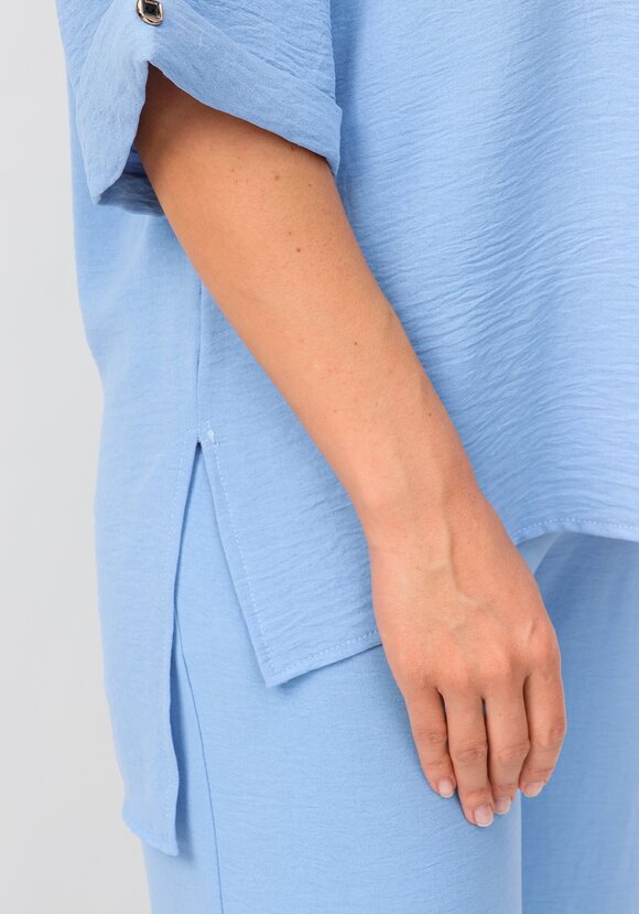 Костюм: брюки и блуза с лаконичным принтом шир.  580, рис. 7