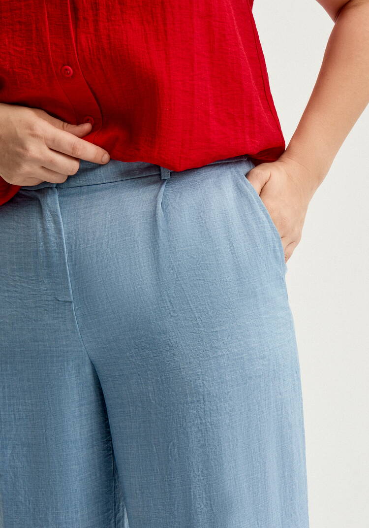 Брюки прямые со стрелками Оливия шир.  750, рис. 17