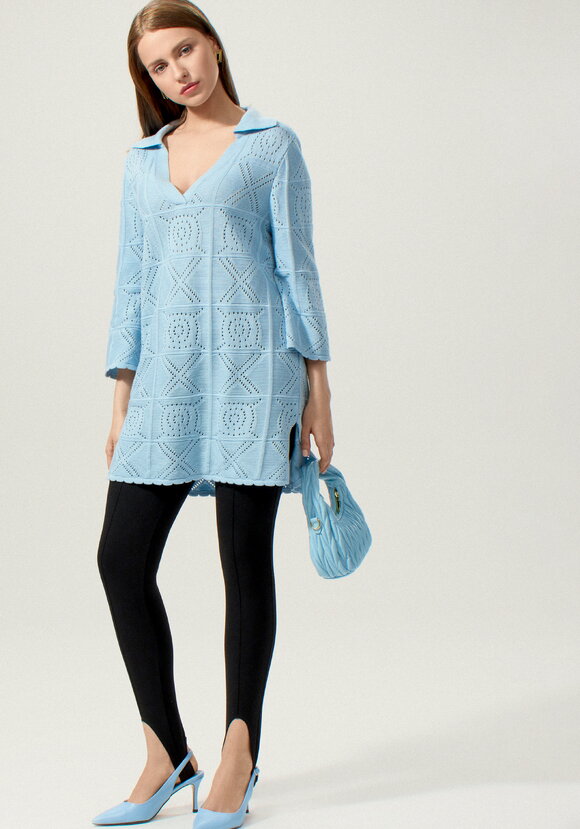 Туника с разрезами по бокам удлиненная шир.  580, рис. 14