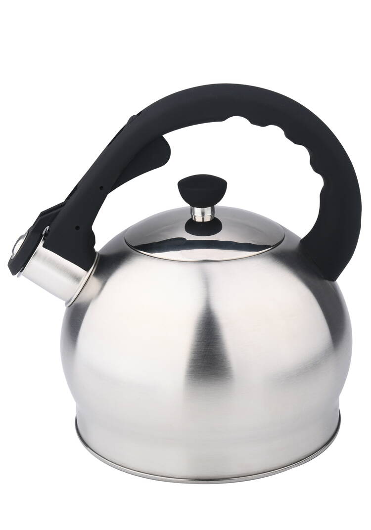 Чайник из нержавеющей стали со свистком, 3 л шир.  750, рис. 2