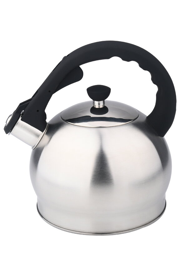 Чайник из нержавеющей стали со свистком, 3 л шир.  580, рис. 2