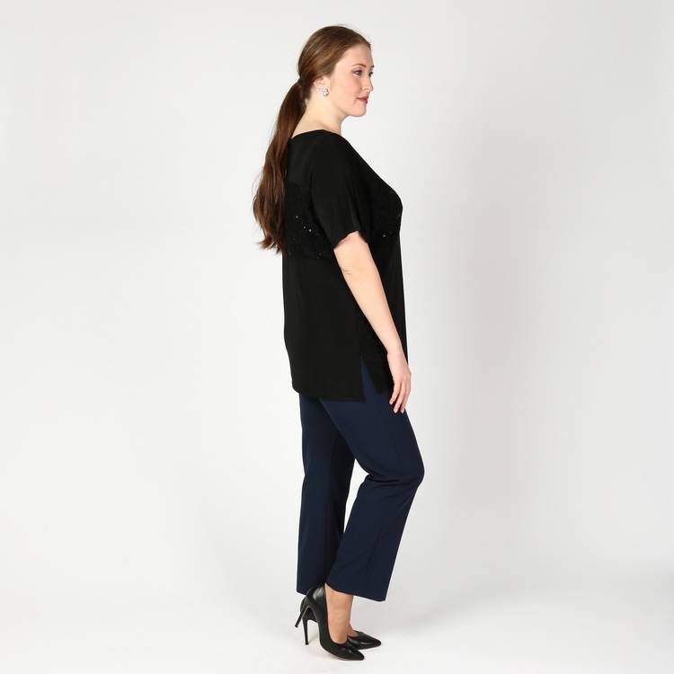 Туника с кружевной вставкой шир.  750, рис. 3