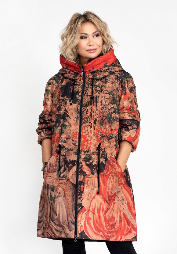 Пальто Роспись художника шир.  580, рис. 2